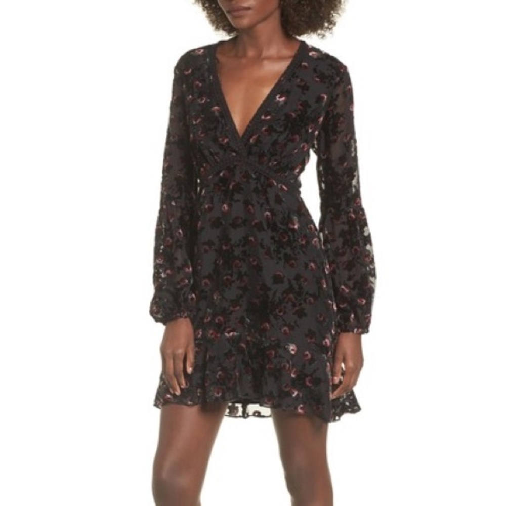 WAYF Brayden Embroidered Minidress Dress Medium